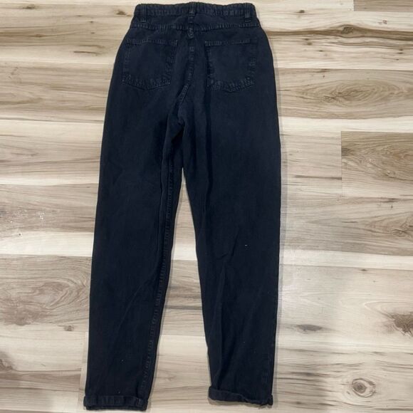 Prettylittlething Black Straight Leg Jeans Women’s 10 - Picture 2 of 3